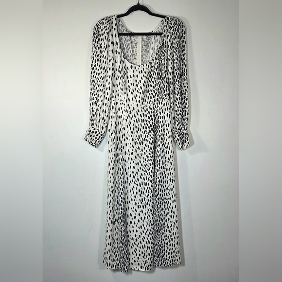 REFORMATION ALESSI CHEETAH PRINT MIDI DRESS. - Picture 3 of 6